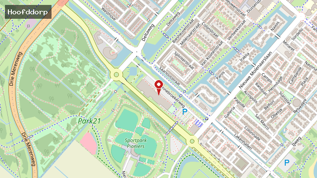 Kaart van Nederland met WRTC-locaties